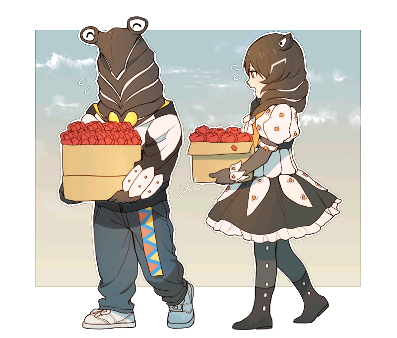 八等分的大人(滑稽)阿基拉&乌英达姆哥莫拉宠物与饲主路边捡到的小