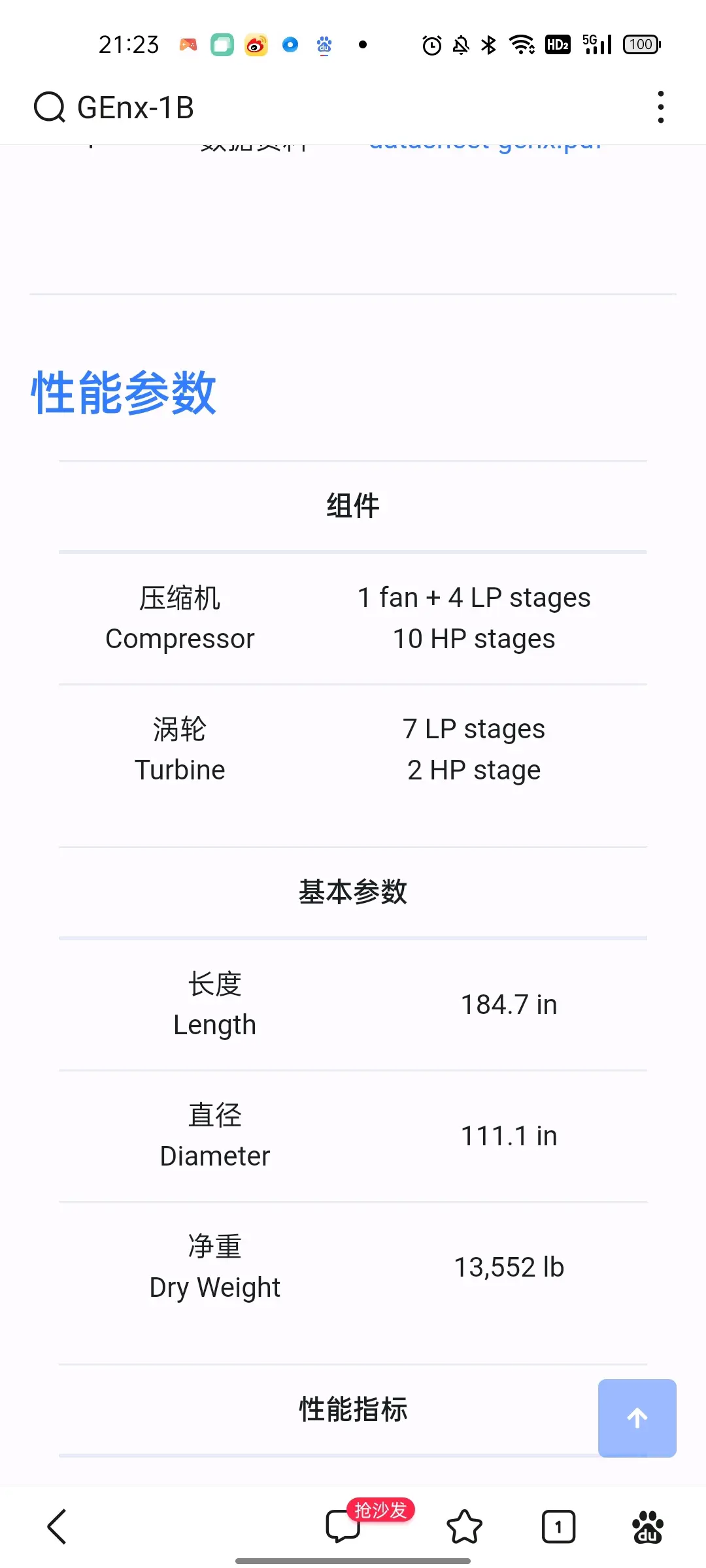 现役民航发动机零部件国际分工以及参数信息展示