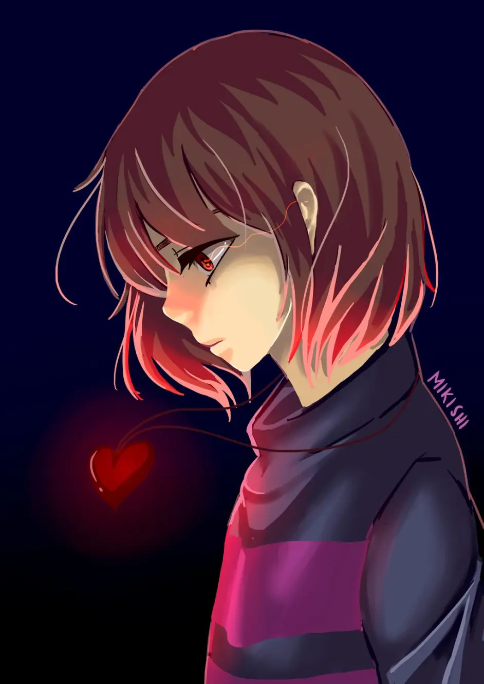 undertale传说之下精美人物图包frisk篇