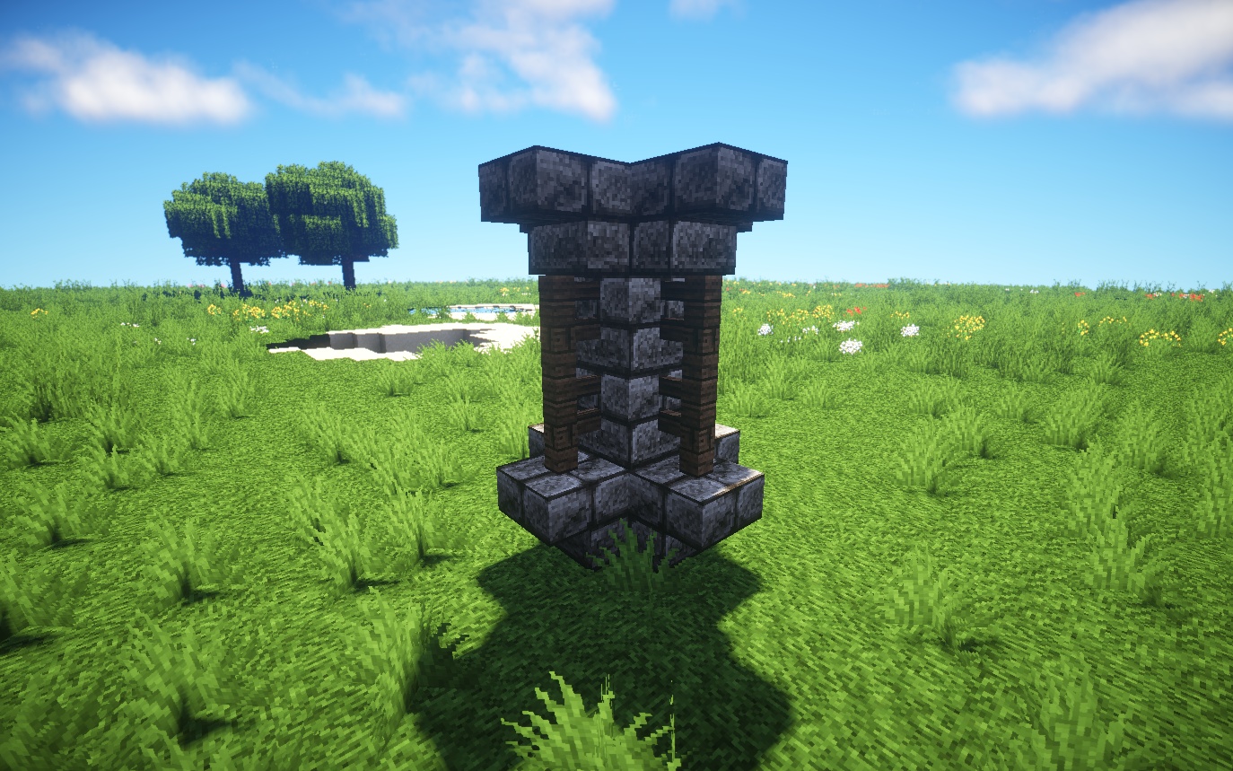 我的世界建筑教学--柱子篇