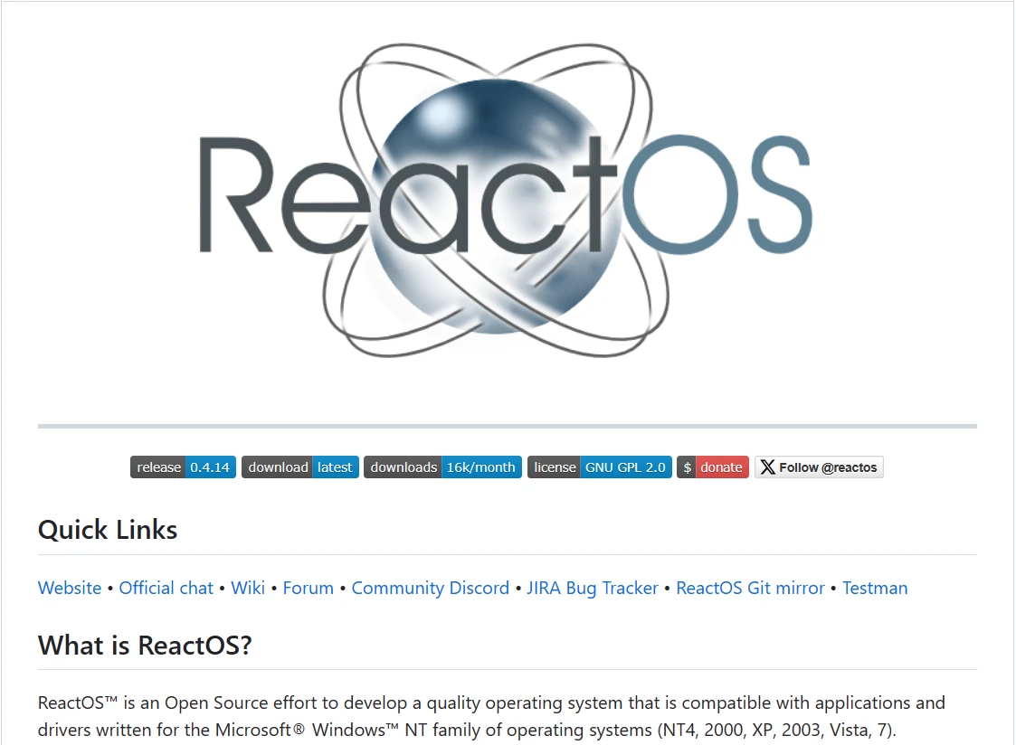 Reactos ikun 