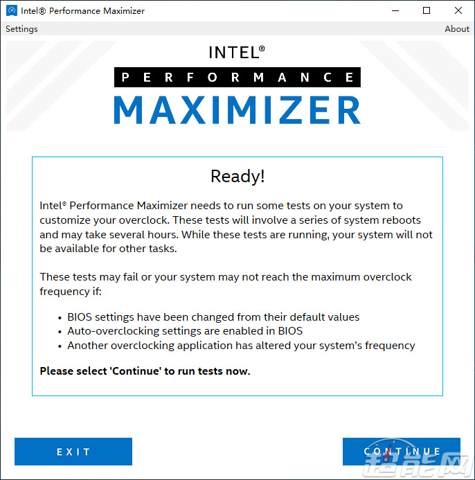英特尔自动超频软件:Performance Maximizer