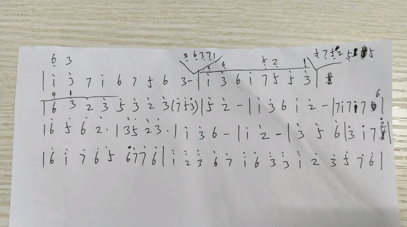 无梦之泽简谱(白梦泽)