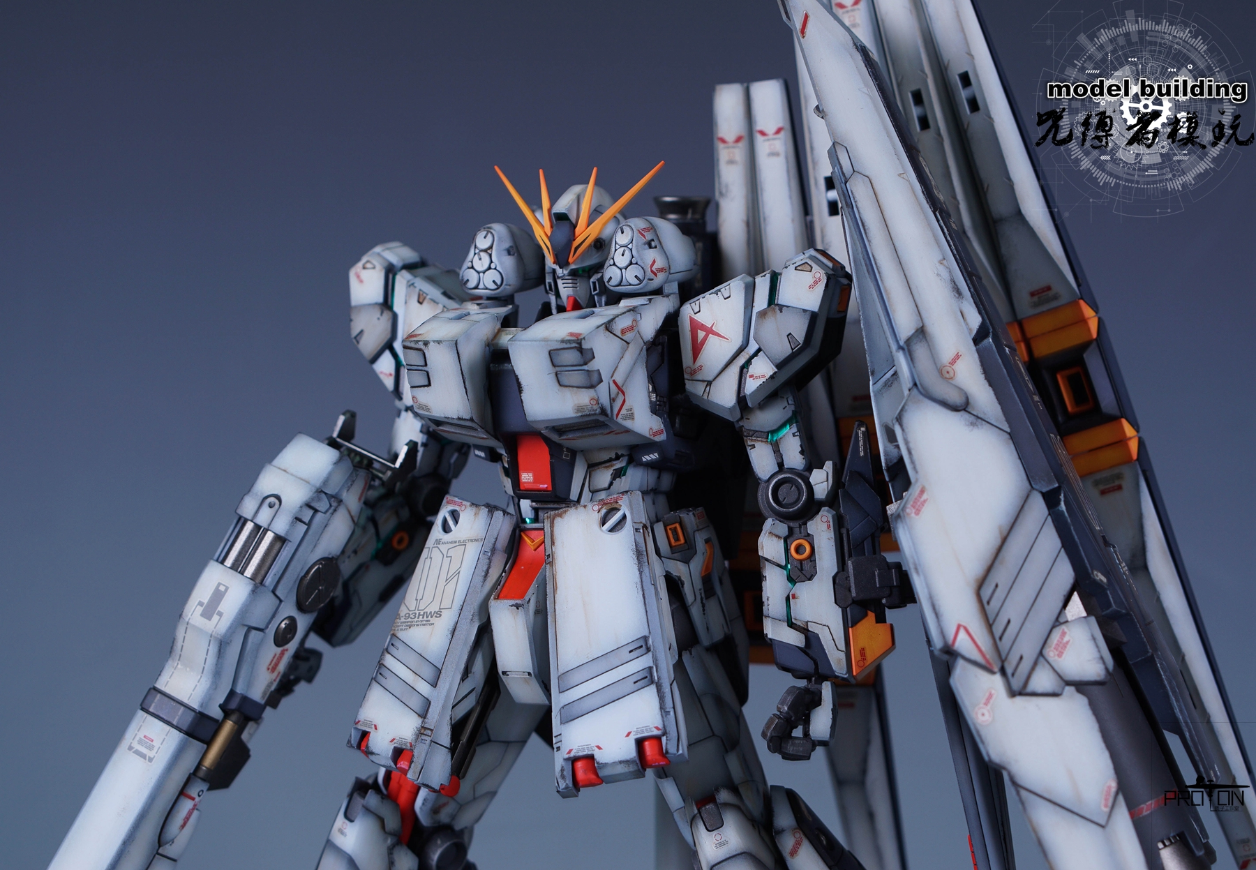 达人佳作重装hws牛高达阴影轻微旧化