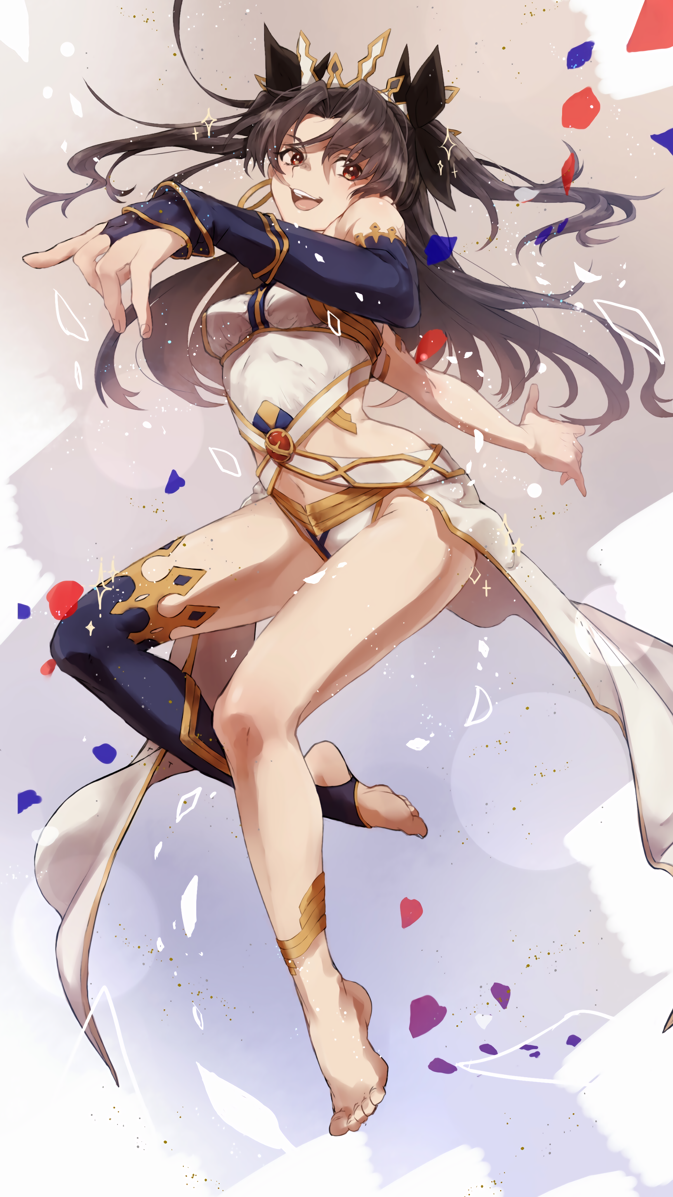 手机高清壁纸裁剪远坂凛在圣杯战争中背负世家命运的双马尾少女11