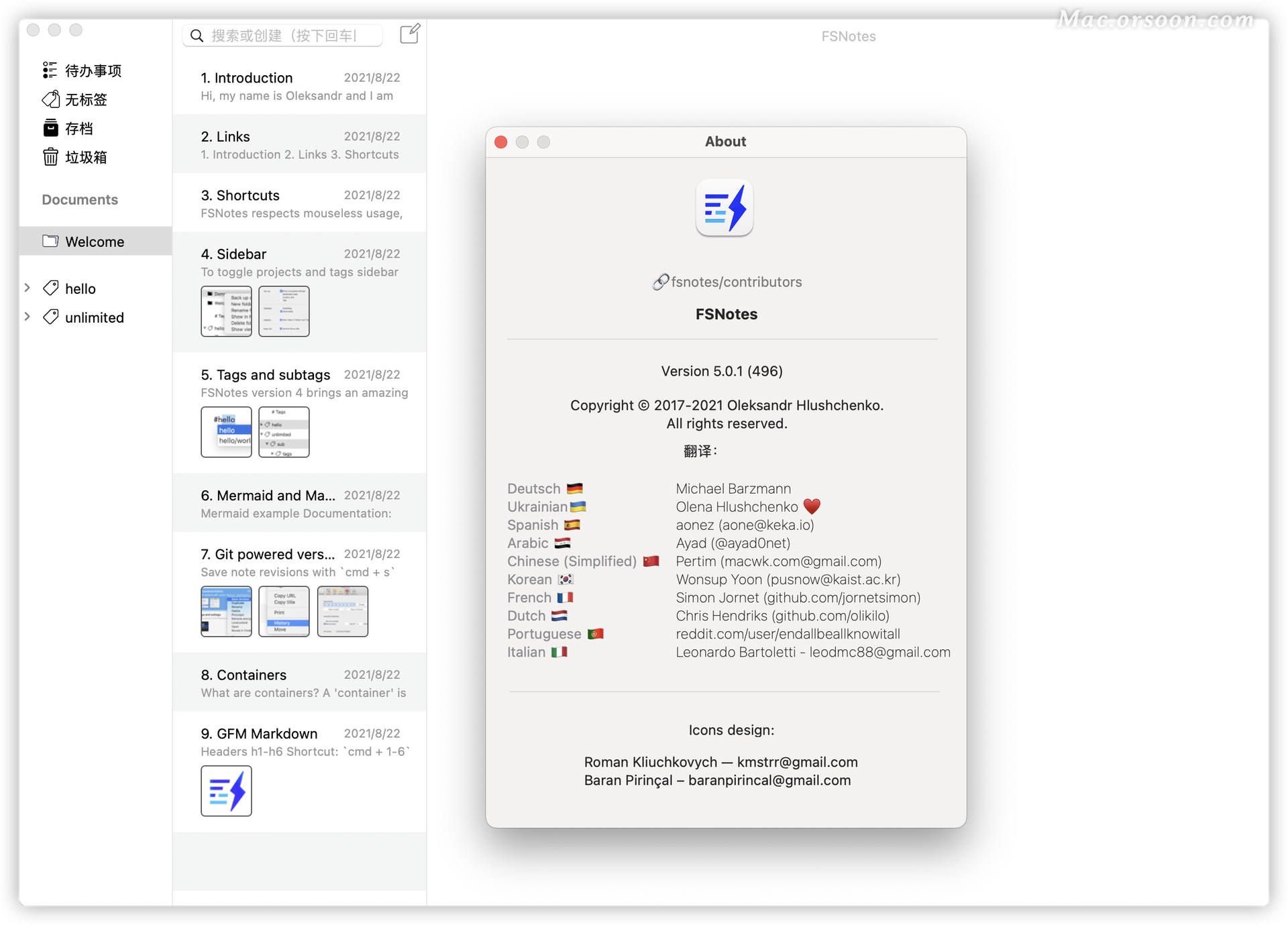 download the last version for apple FSNotes