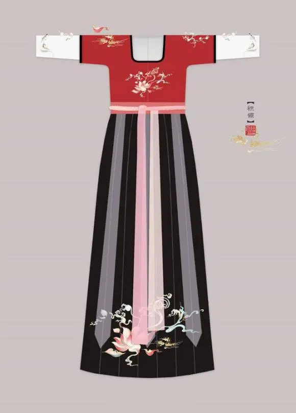 汉服的历史演变 古代汉民族女性服饰 哔哩哔哩
