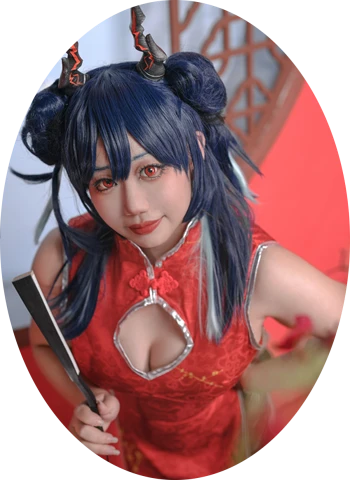 懈懈子ka明日方舟旗袍陈cosplay