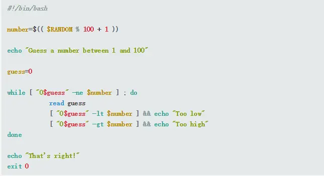 通过编写 猜测数字 游戏来探索linux中的bash 哔哩哔哩