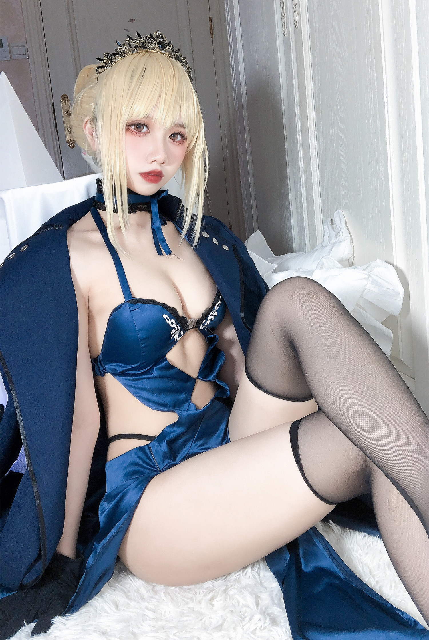 果咩酱w黑呆cosplay2