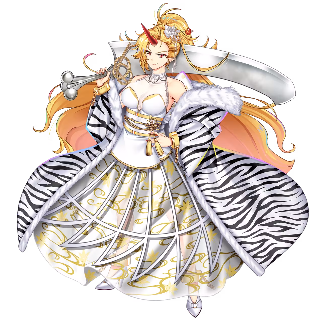 星熊勇仪(遠慮しないホワイトオウガ)立绘 差分