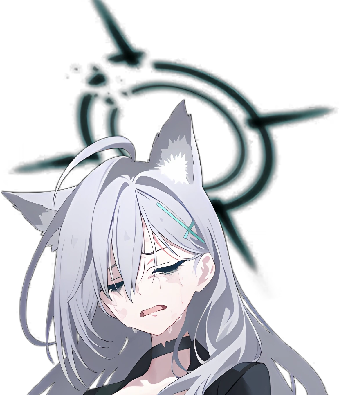 白子 -色彩&战损-（シロコ）——基沃托斯差分立绘 - 哔哩哔哩