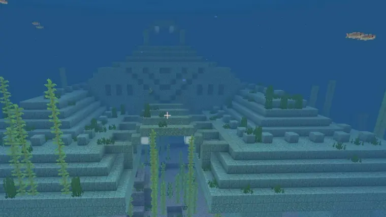 Minecraft 海底神殿的正确打法 把水抽干竟然只需30秒 哔哩哔哩