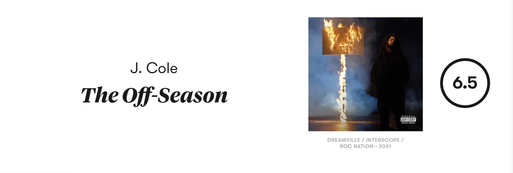 [搬运&翻译] Pitchfork评J.Cole新专——The OffSeason 哔哩哔哩