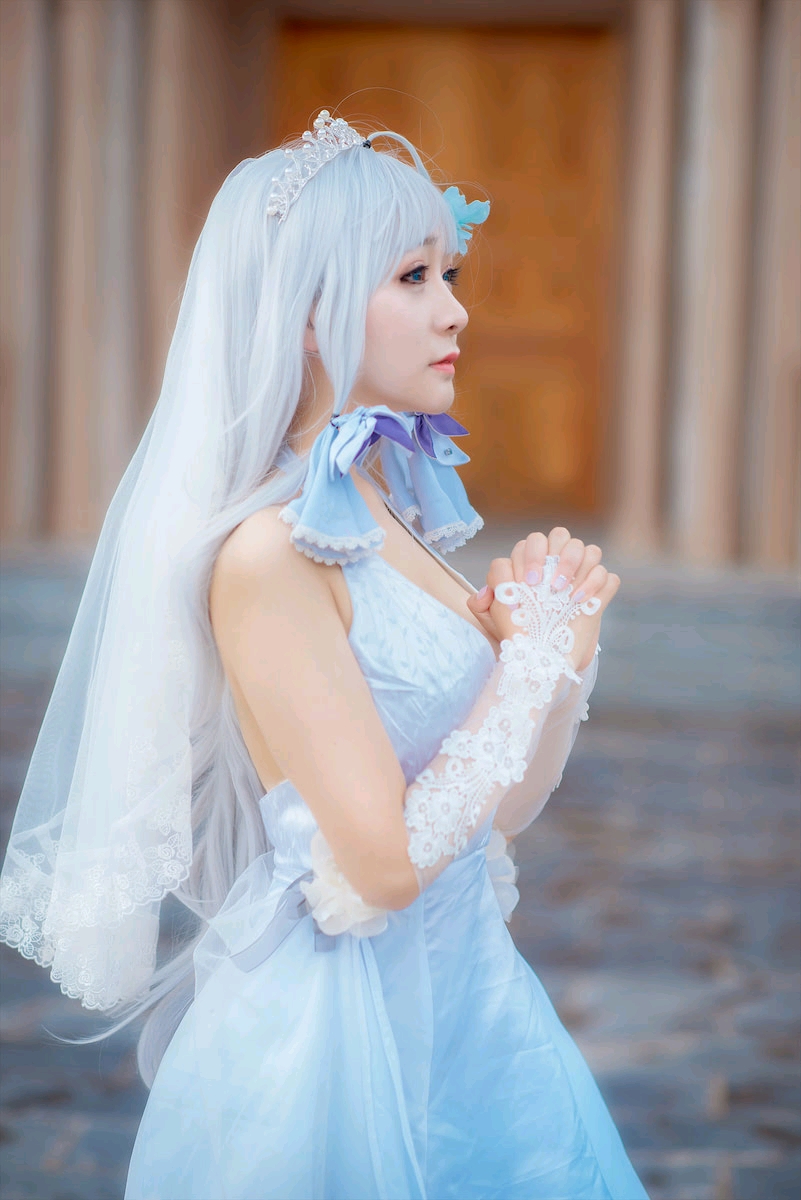 【cosplay】三刀刀miido碧藍航線光輝花嫁