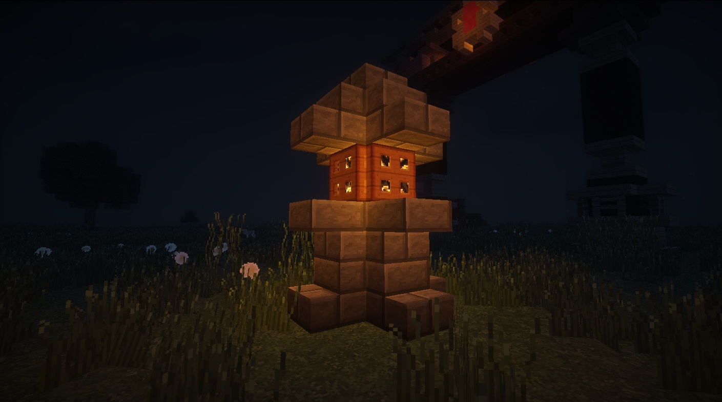 我的世界建筑小技巧--路灯篇