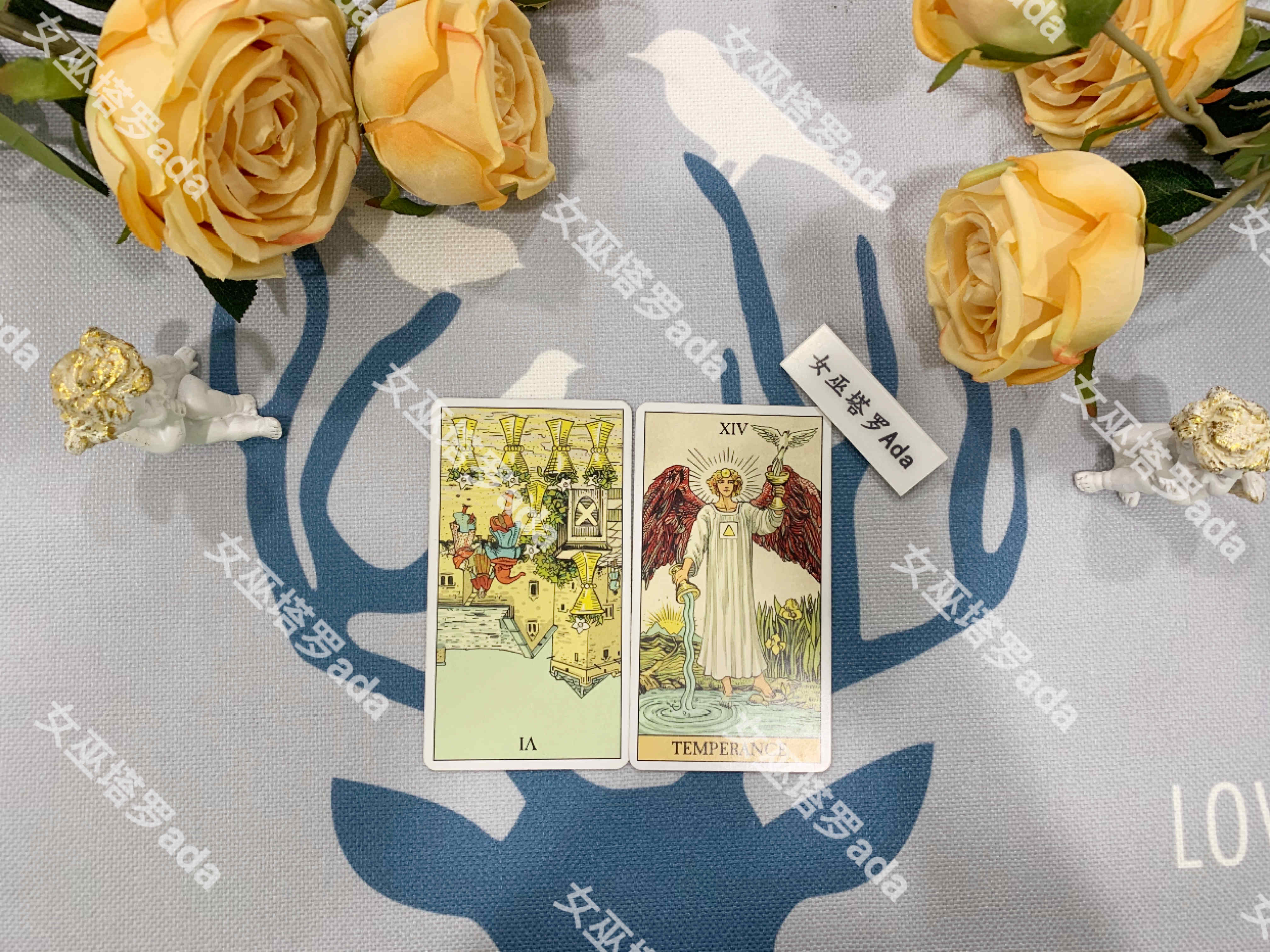 第二组:圣杯六逆位,节制