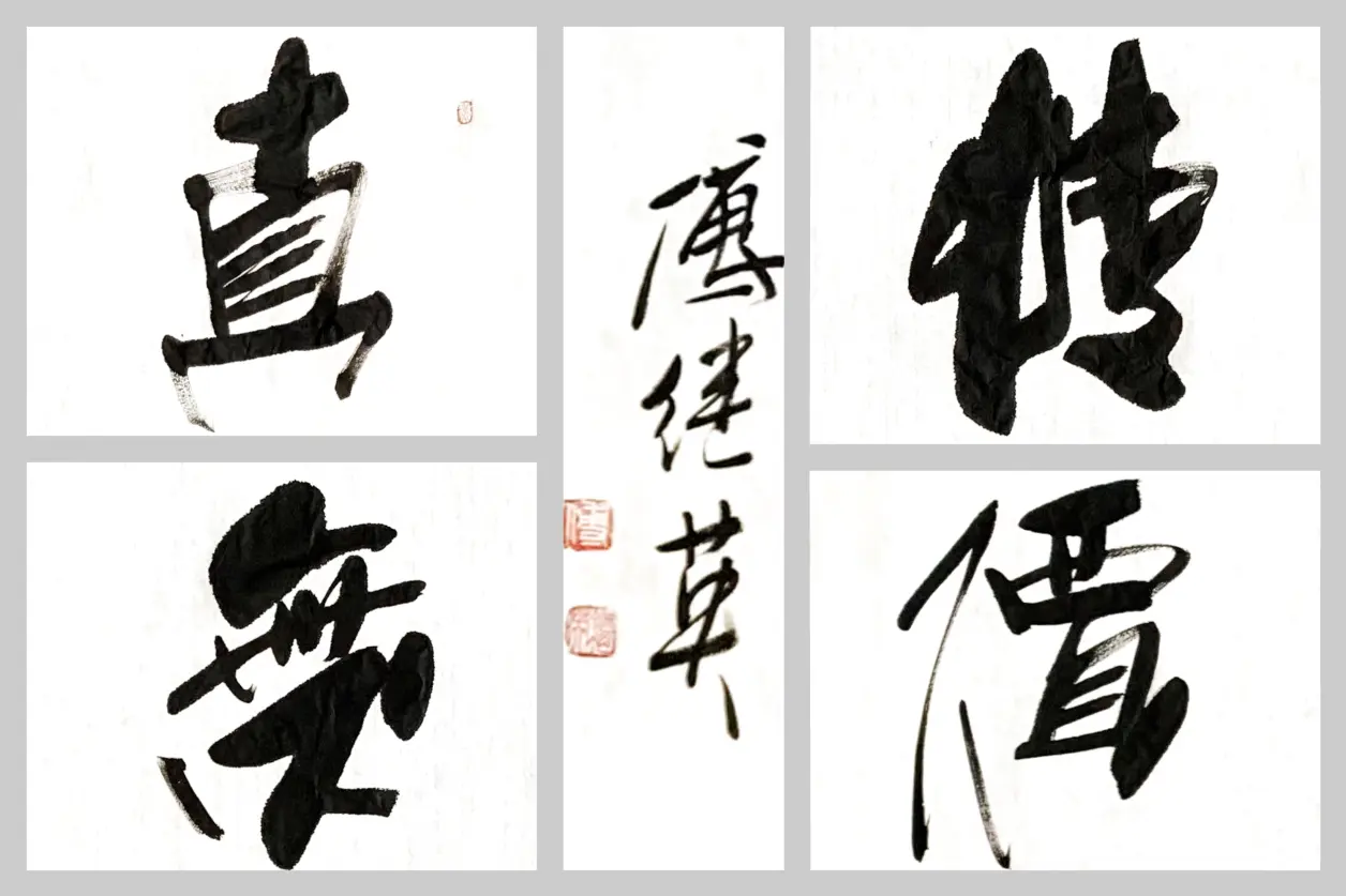 居家挂画 傅继英书法作品《真情无价》珍惜真情,创造美好人生