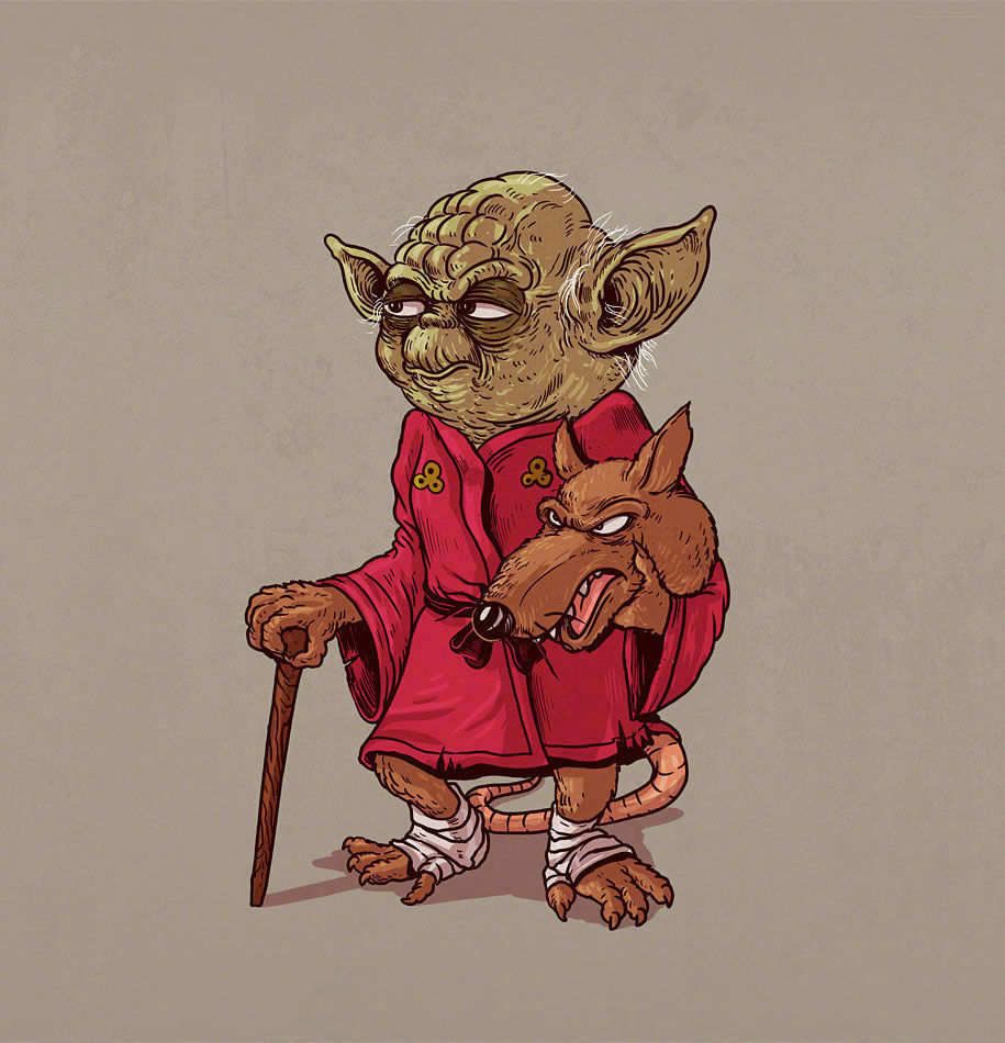 这又是谁的童年~ 插画家 alex solis