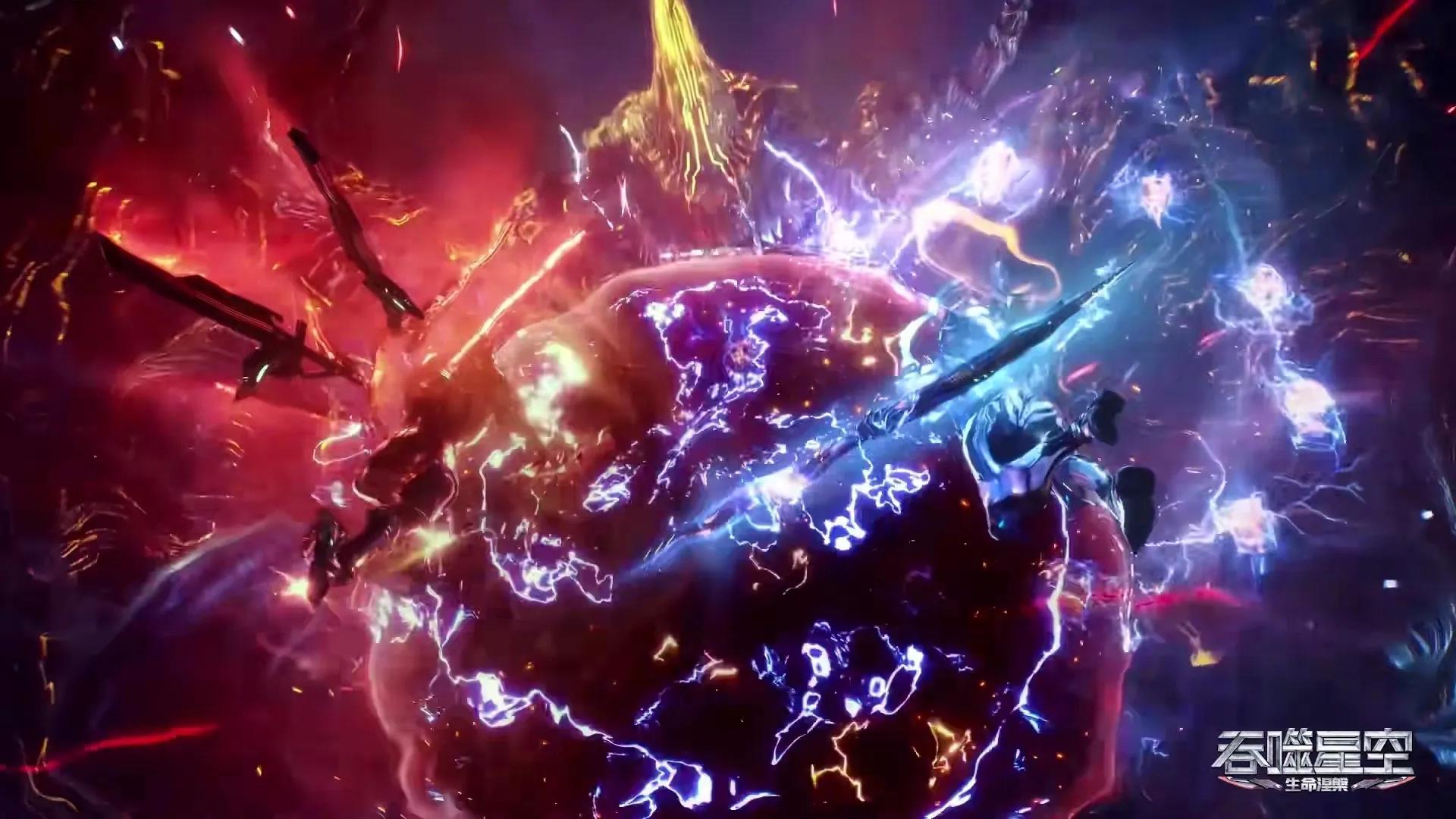 吞噬星空：雷神和洪燃烧生命，金角巨兽被重创，罗峰要捡漏了？