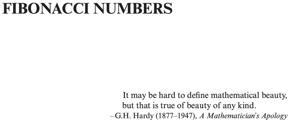 Fibonacci numbers in nature 