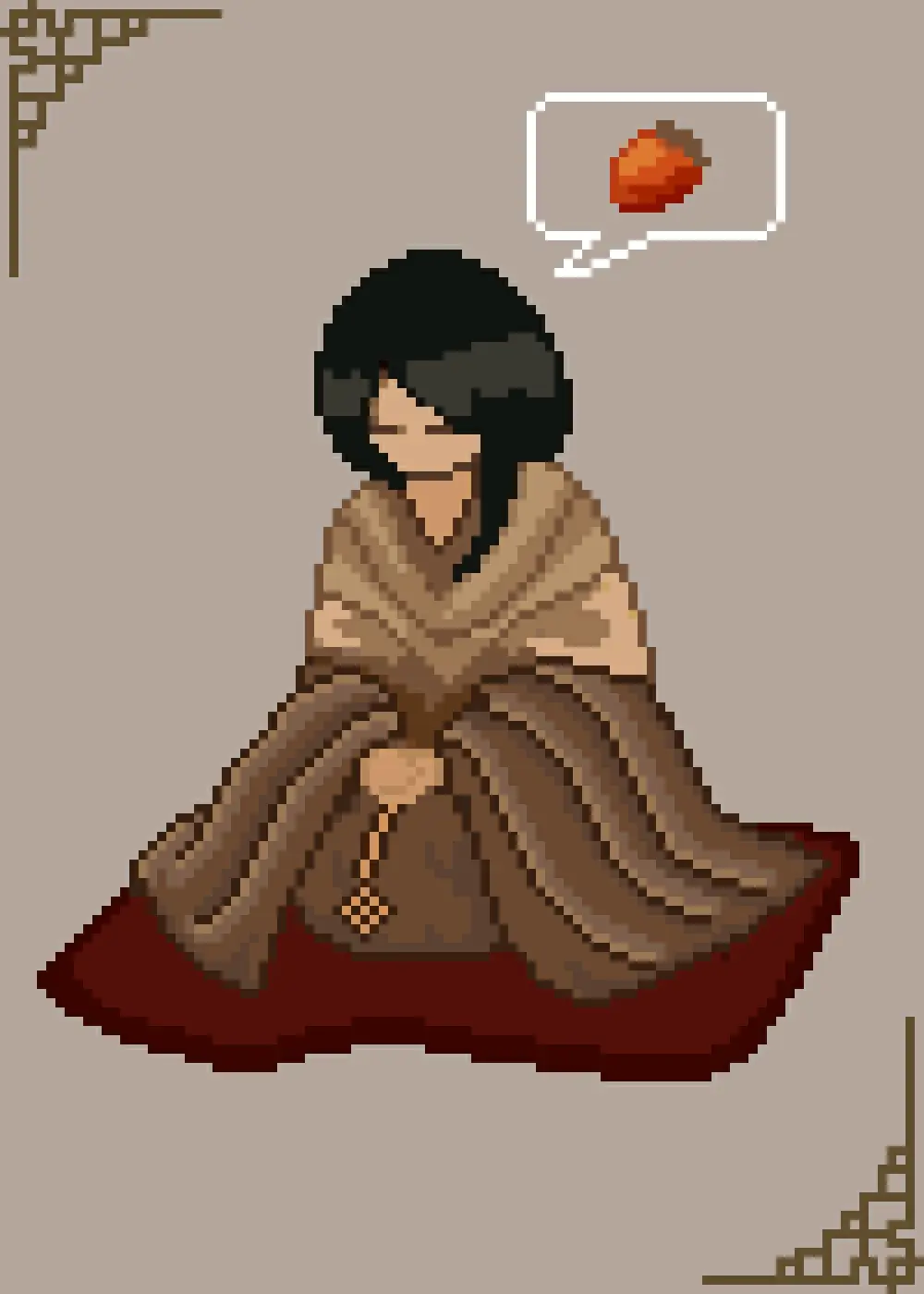 米缸老婆变若卿子的像素画