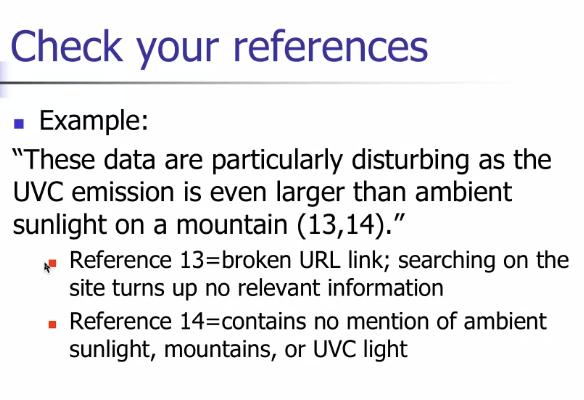 authors  mis-numbered the references
