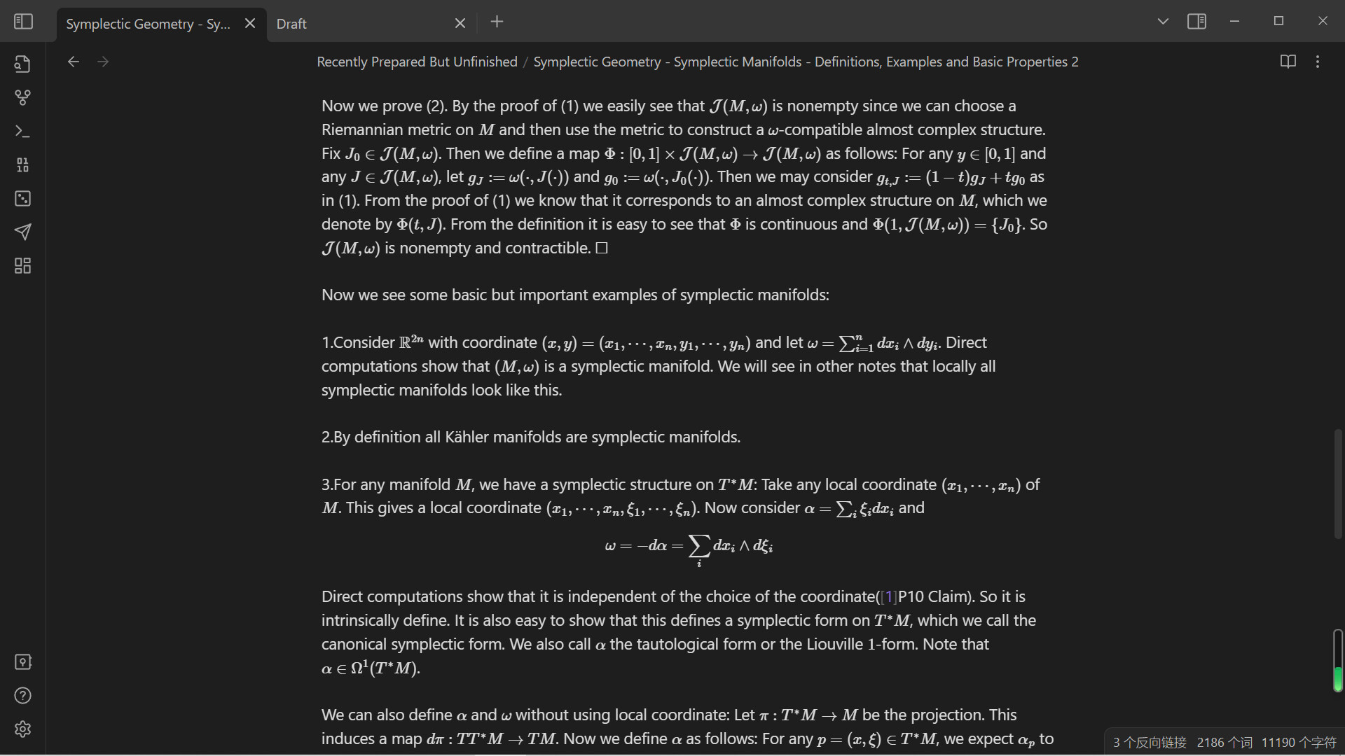SG Symplectic Manifolds 3 哔哩哔哩