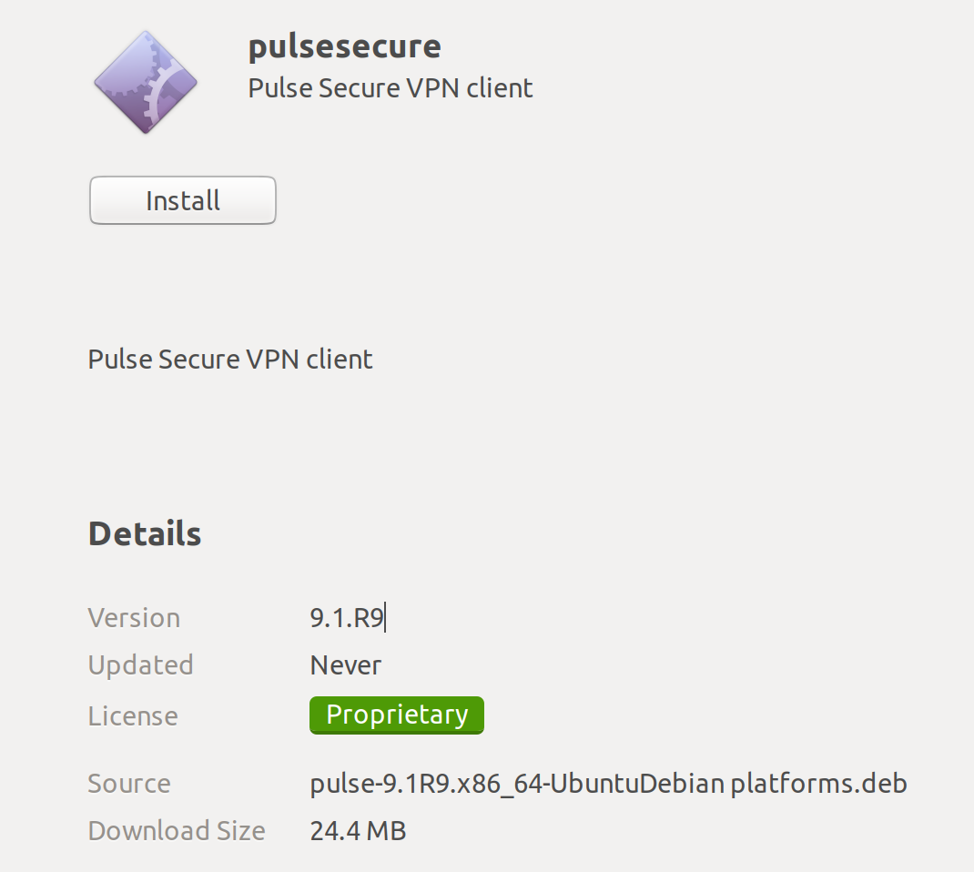 pulse secure installer