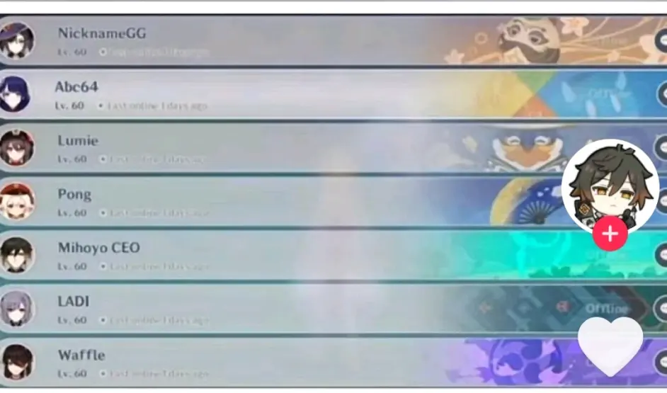 原神海外内鬼人均肝帝 已经全部游戏内60级 哔哩哔哩