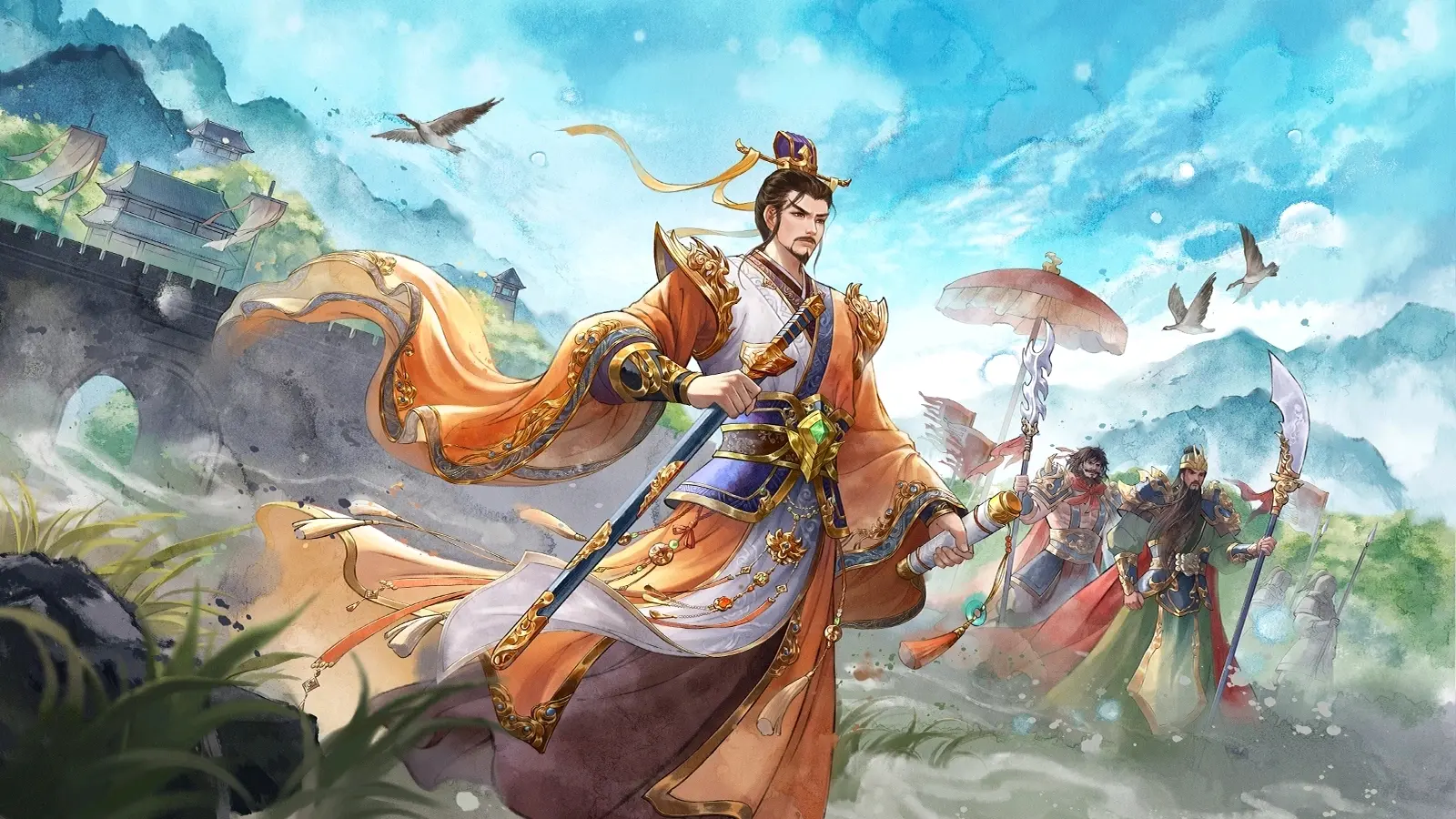 刘备 全皮肤分享(版权归属游卡桌游)