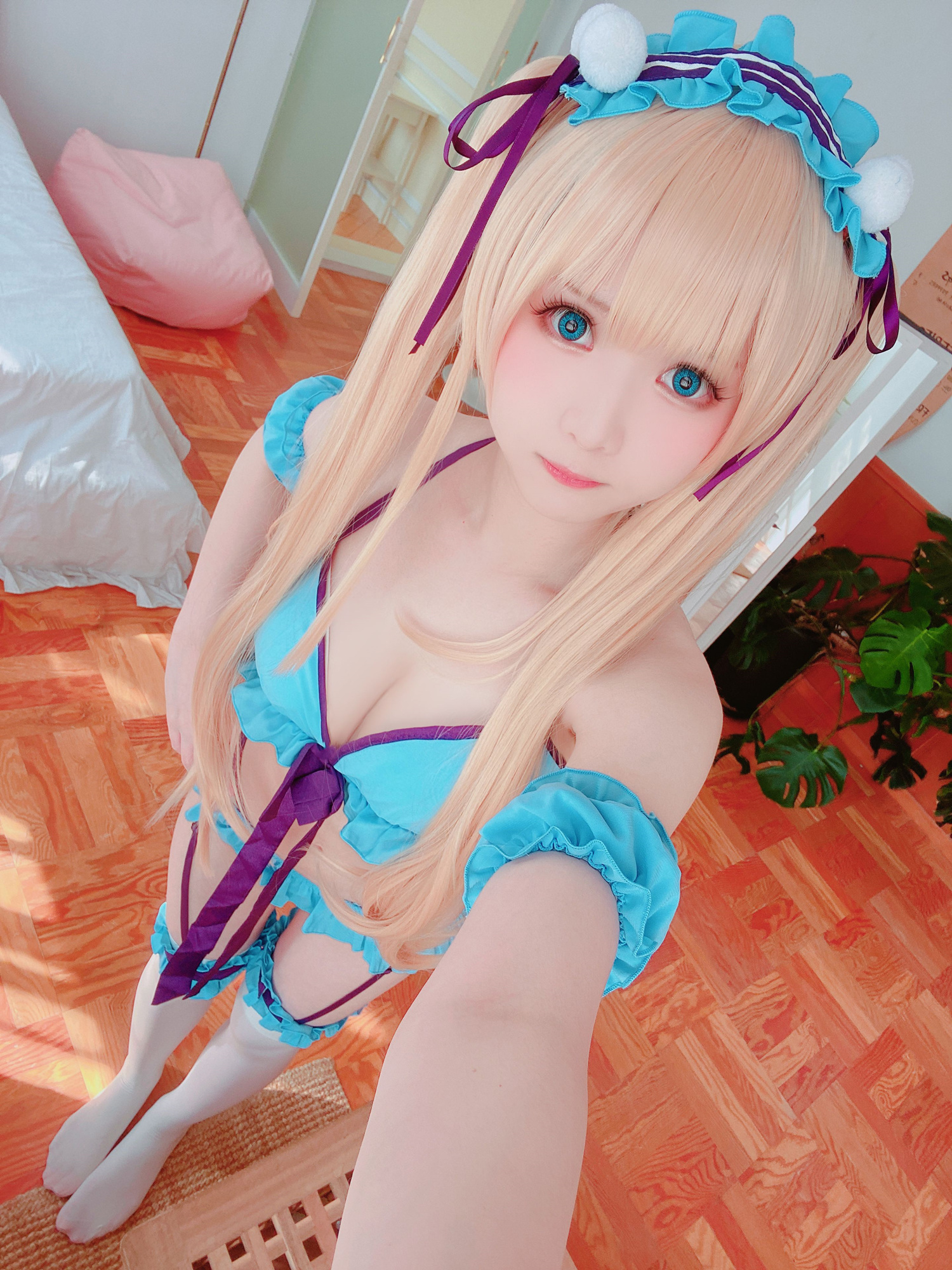 霜月shimo英梨梨睡衣CosPlay1