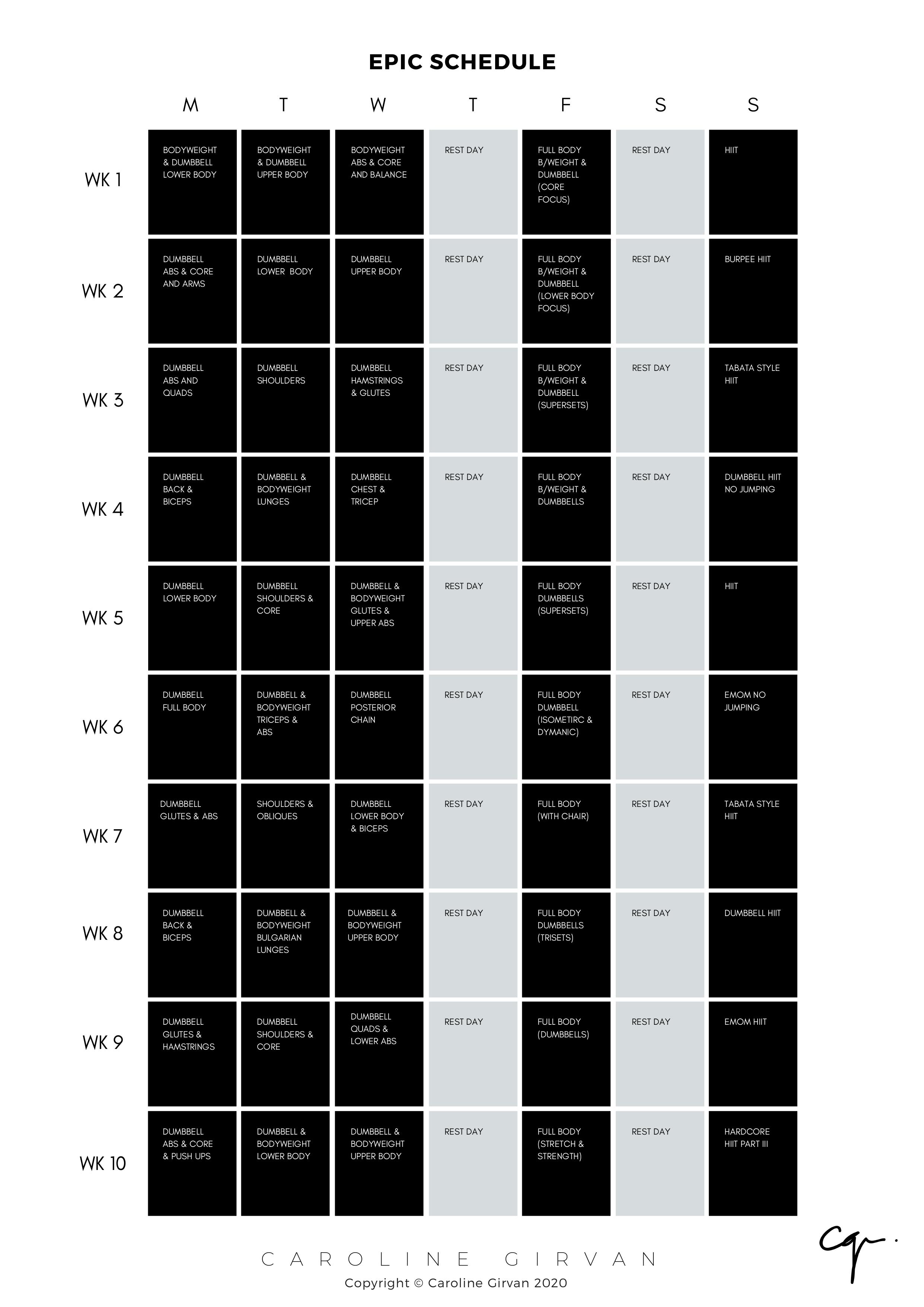 Caroline Girvan 十周EPIC训练 哔哩哔哩