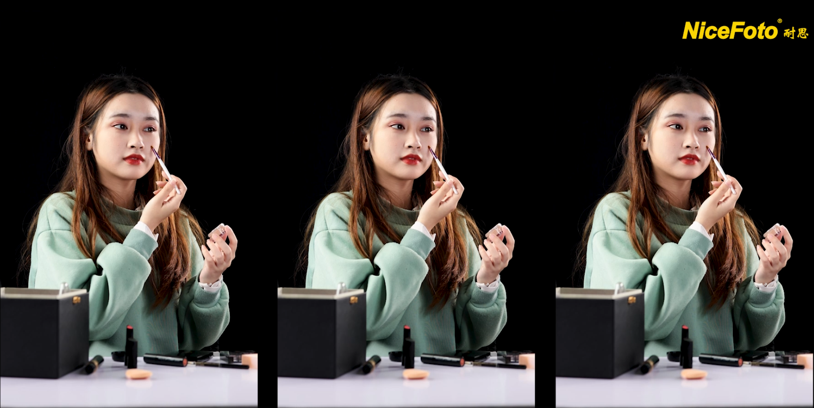 直播灯光怎么打效果好?耐思灯光课(二)——美妆博主直播灯光