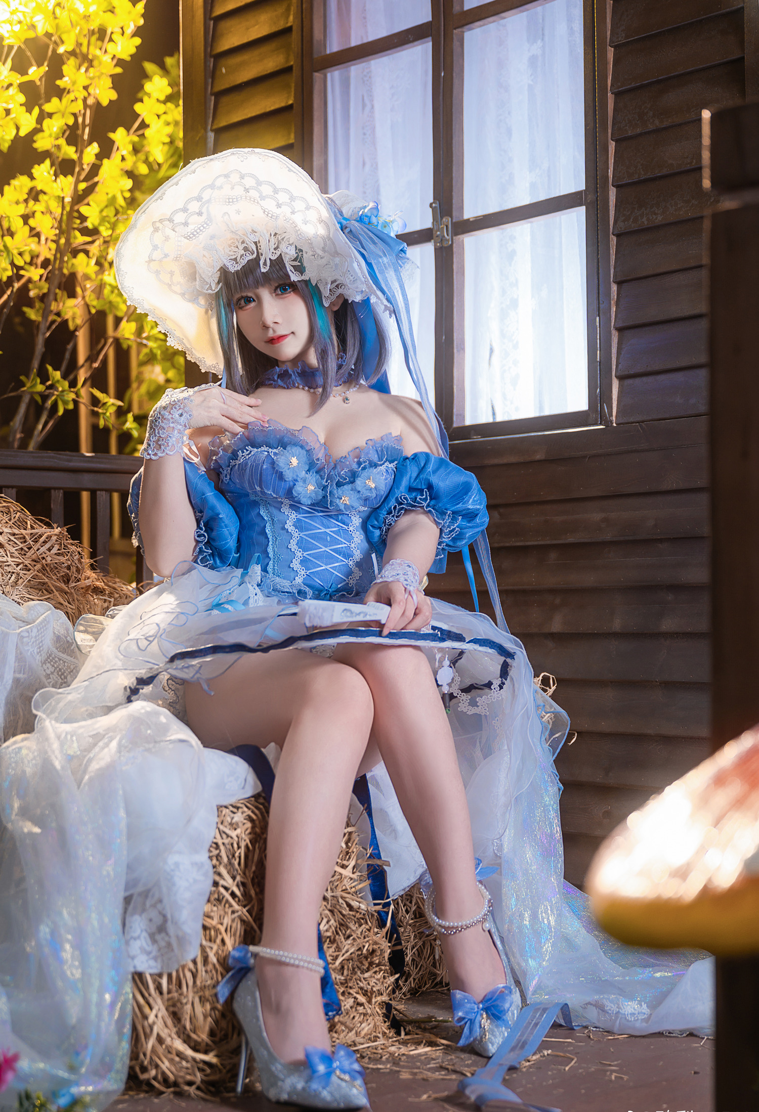 month-月一碧蓝航线柴郡cosplay3