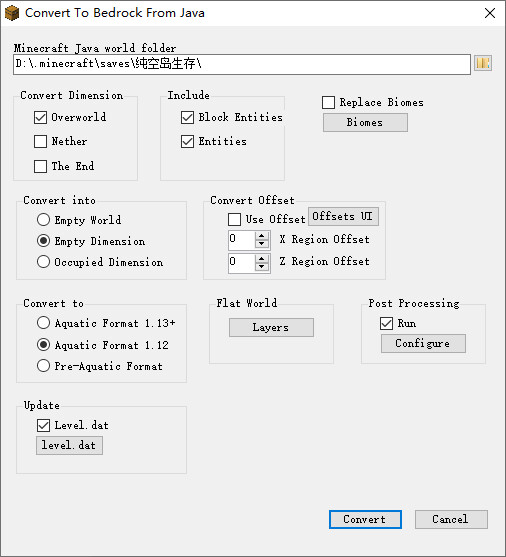 基岩版最强修改器，还能够将Java世界和基岩世界互相转换MCC Tool Chest PEの使用教程 哔哩哔哩