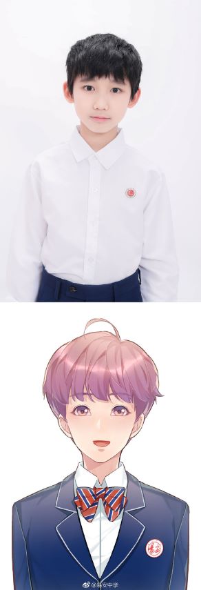 易安中学漫画形象