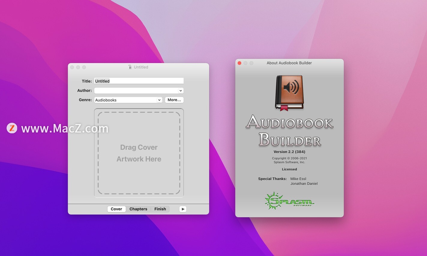 mac audiobook builder