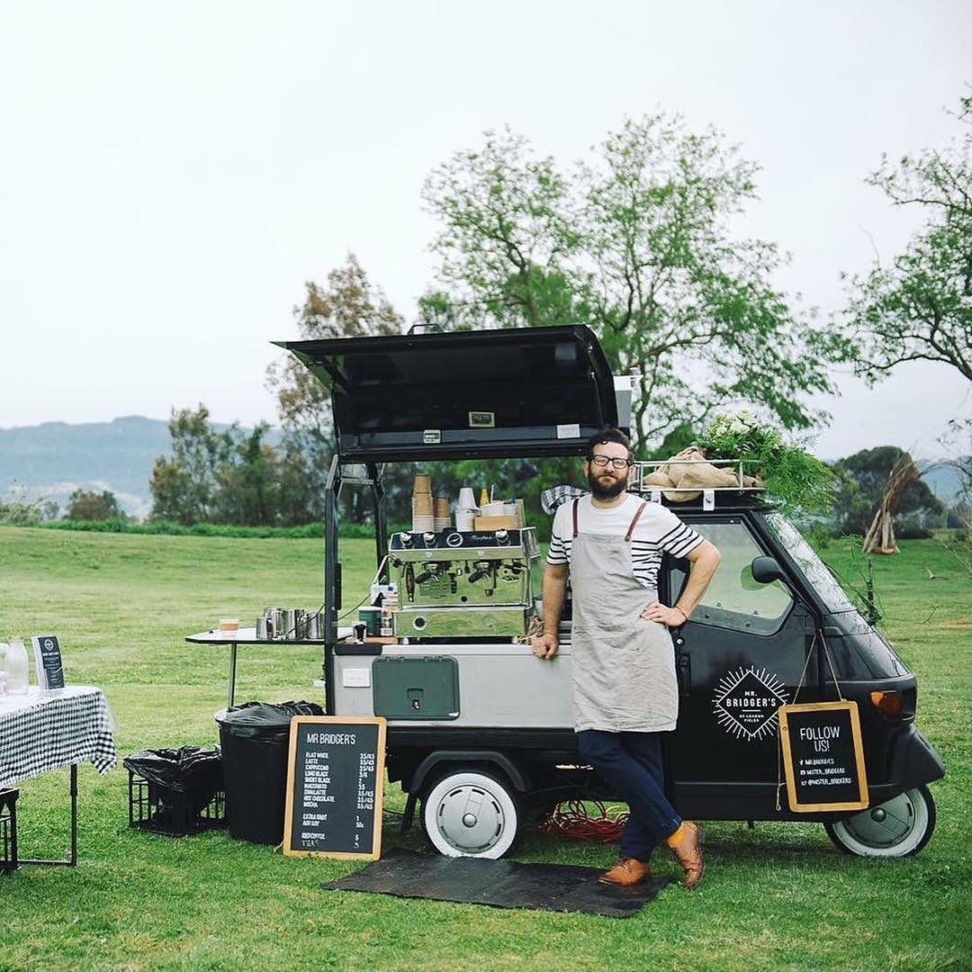 风靡国外的移动咖啡车