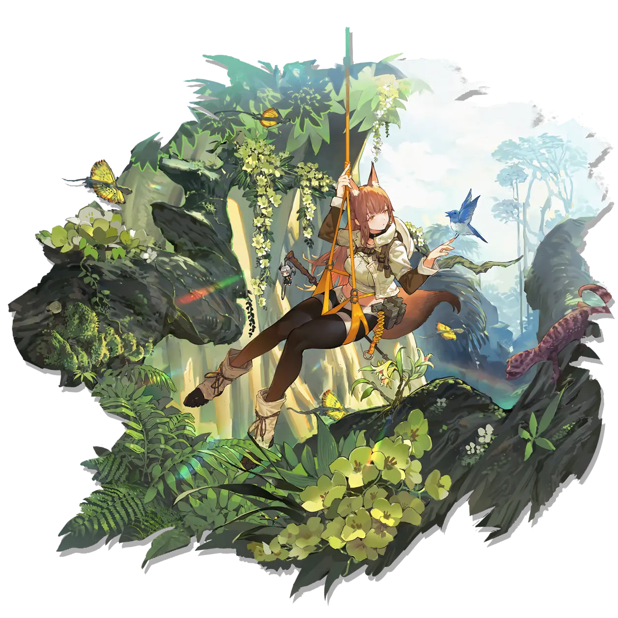 【画质提升】明日方舟新增服饰//林虹之间 - 芙兰卡 - 哔哩哔哩