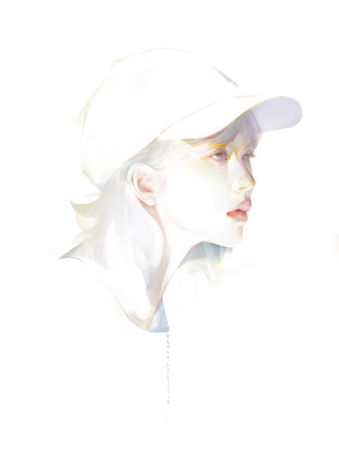 干净的笔触切割,叠加画法塑造人物 惊艳且舒服 插画师 dannylailai