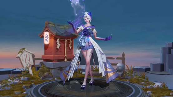 传说对决新皮肤[幻月银貂 娜塔亚] 皮肤特效预览