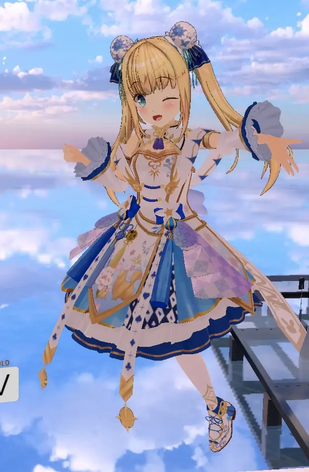 爱丽丝3d模型,中国风服,含骨骼,可用于vrchat