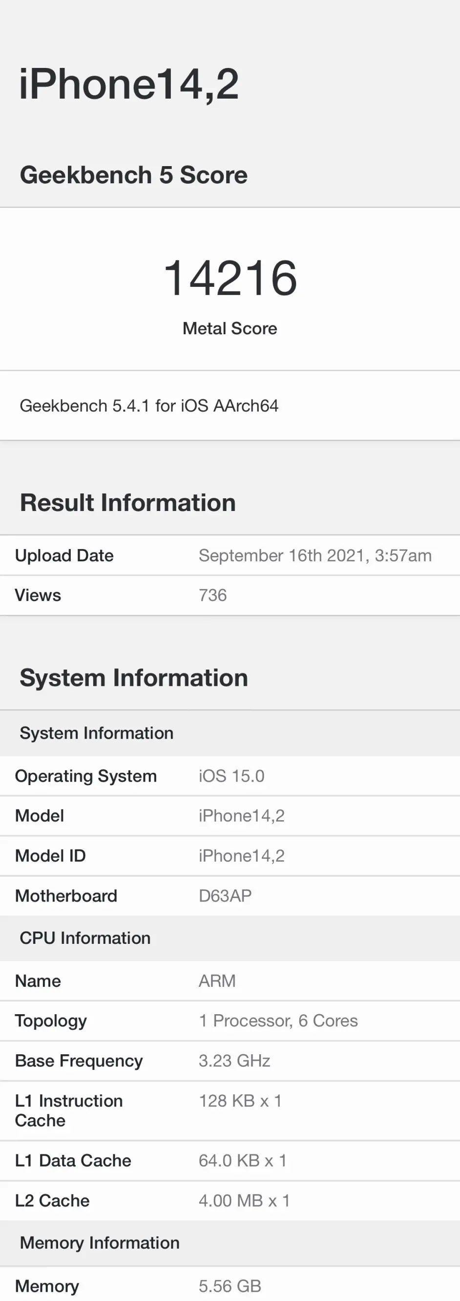 Iphone 13 Pro的跑分曝光 运行内存与12 系列相同 哔哩哔哩