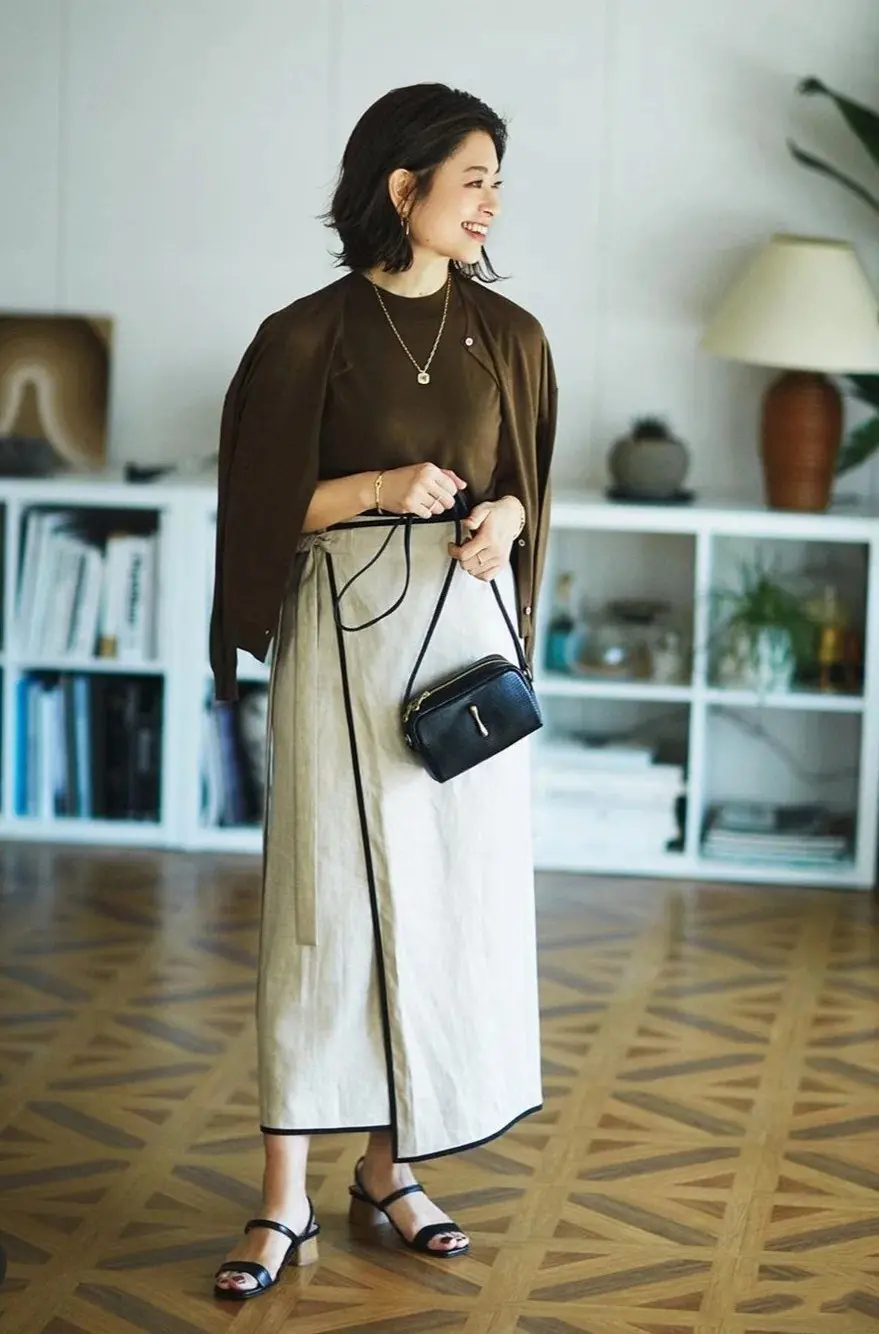 小个子穿不好更显矮 借鉴40岁三寻木奈保的穿搭 158穿出高挑感 哔哩哔哩