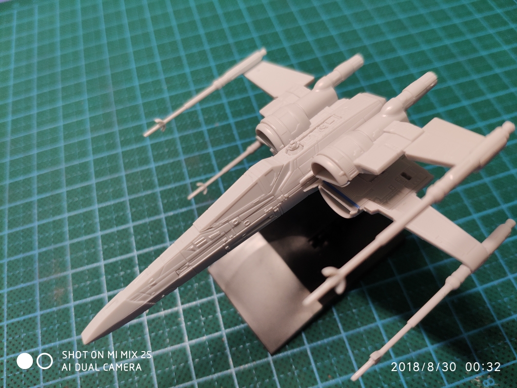 【fz.s模型测评】【-星球大战-】万代 小比例 x翼战机