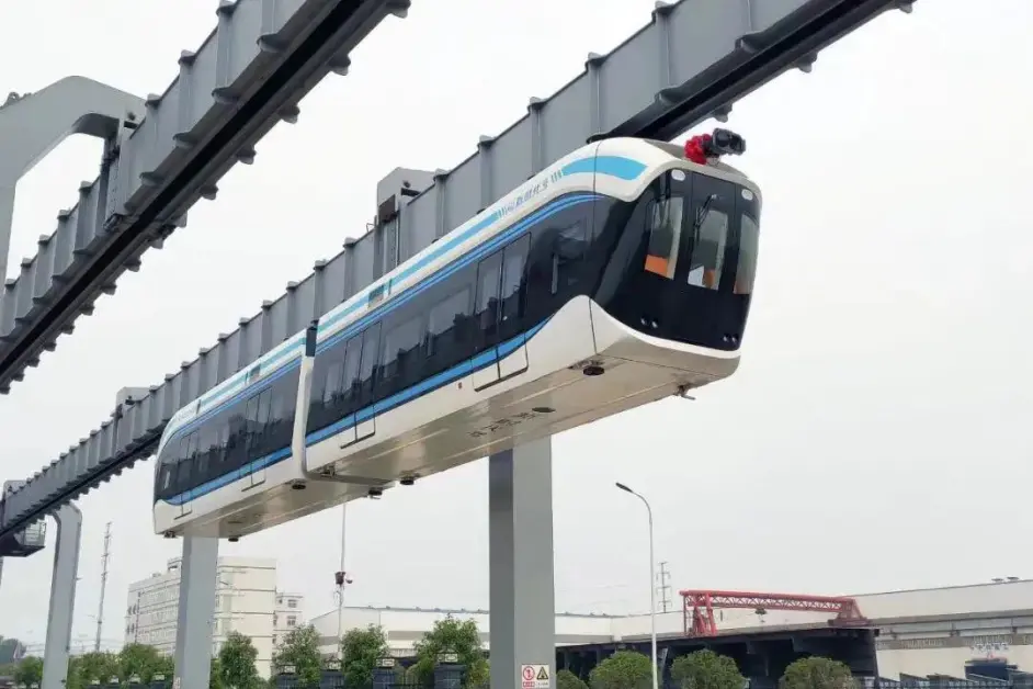 座式单轨,中低速磁浮,新型有轨电车等车辆产品及钢结构轨道梁,柱,道岔