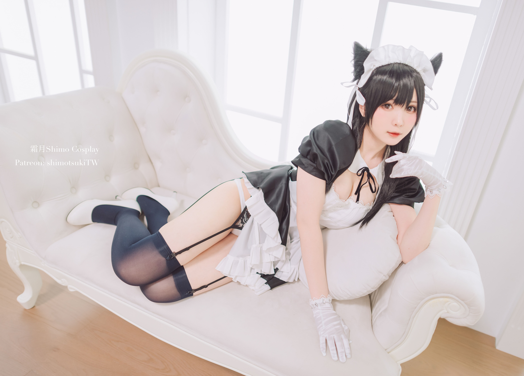 霜月shimo爱宕女仆cosplay8