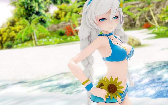 拥有百万粉丝的少女偶像夏日泳装放送,人气竟不敌古装怪蜀黍?