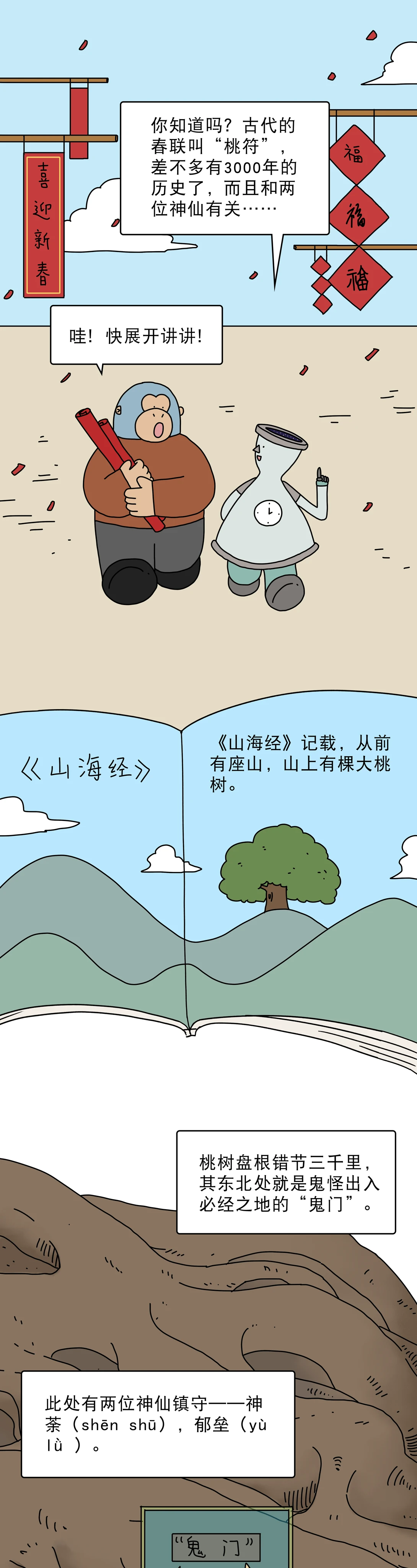 过年为什么一定要贴春联？